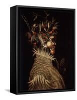 Summer, 16th Century-Giuseppe Arcimboldo-Framed Stretched Canvas