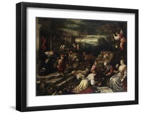 Summer, 16th Century-Francesco Bassano-Framed Giclee Print