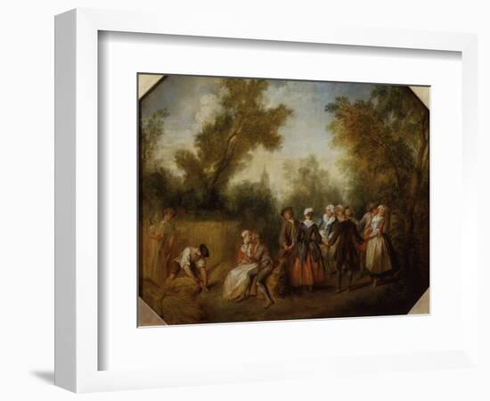 Summer, 1738-Nicolas Lancret-Framed Giclee Print