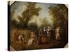 Summer, 1738-Nicolas Lancret-Stretched Canvas