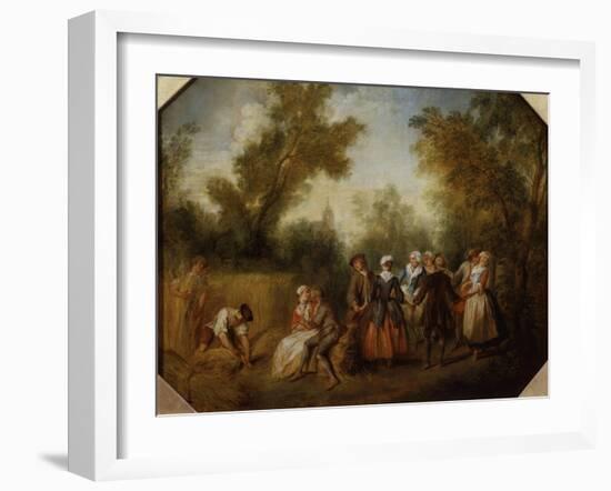 Summer, 1738-Nicolas Lancret-Framed Giclee Print