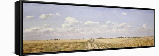 Summer, 1872-Camille Pissarro-Framed Stretched Canvas