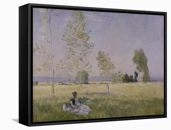 Summer, 1874-Claude Monet-Framed Stretched Canvas