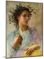 Summer, 1880 (Oil on Canvas)-William-Adolphe Bouguereau-Mounted Giclee Print