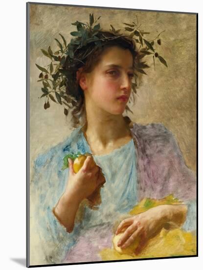 Summer, 1880 (Oil on Canvas)-William-Adolphe Bouguereau-Mounted Giclee Print