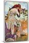 Summer, 1899-Alphonse Mucha-Mounted Giclee Print