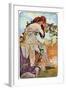 Summer, 1899-Alphonse Mucha-Framed Giclee Print