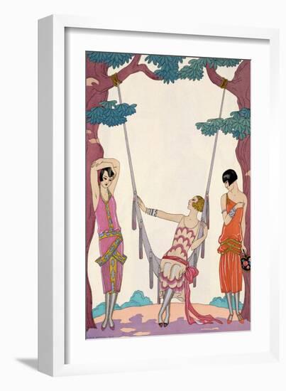 'Summer', 1925-Georges Barbier-Framed Giclee Print