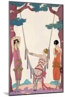 'Summer', 1925-Georges Barbier-Mounted Giclee Print