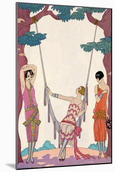 'Summer', 1925-Georges Barbier-Mounted Giclee Print