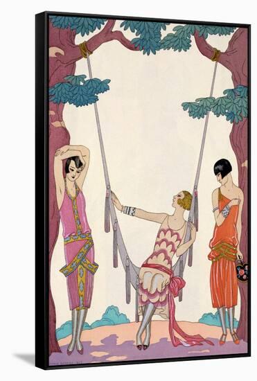 'Summer', 1925-Georges Barbier-Framed Stretched Canvas