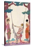 'Summer', 1925-Georges Barbier-Stretched Canvas