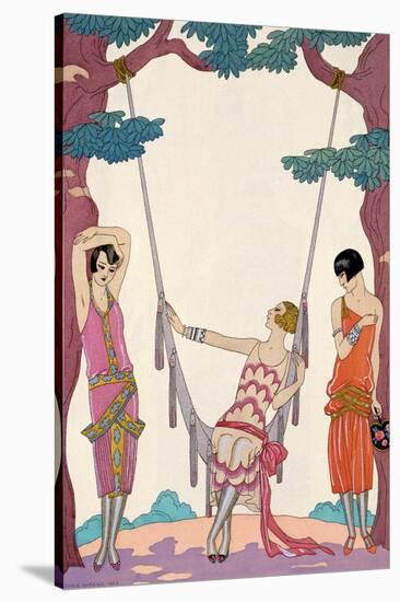 'Summer', 1925-Georges Barbier-Stretched Canvas