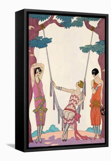 'Summer', 1925-Georges Barbier-Framed Stretched Canvas