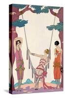 'Summer', 1925-Georges Barbier-Stretched Canvas