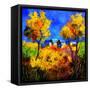 Summer 885180-Pol Ledent-Framed Stretched Canvas