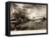 Summer Afternoon - after Shower-John Constable-Framed Stretched Canvas