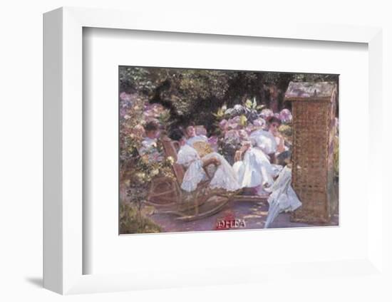 Summer Afternoon, Biarritz-Jose Villegas Cordero-Framed Art Print