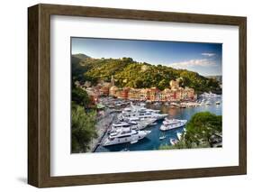 Summer Afternoon in Portofino, Italy-George Oze-Framed Photographic Print