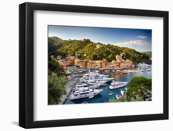 Summer Afternoon in Portofino, Italy-George Oze-Framed Photographic Print