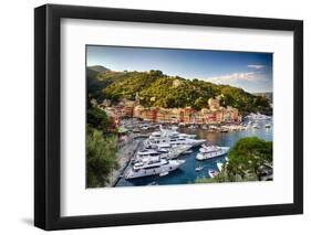 Summer Afternoon in Portofino, Italy-George Oze-Framed Photographic Print