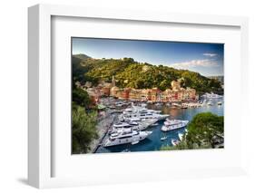 Summer Afternoon in Portofino, Italy-George Oze-Framed Photographic Print