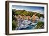 Summer Afternoon in Portofino, Italy-George Oze-Framed Photographic Print