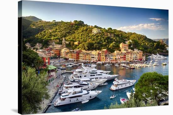Summer Afternoon in Portofino, Italy-George Oze-Stretched Canvas