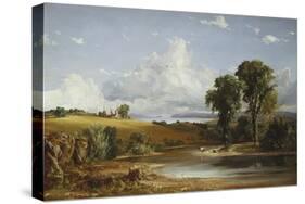 Summer Afternoon on the Hudson, 1852-Jasper Francis Cropsey-Stretched Canvas