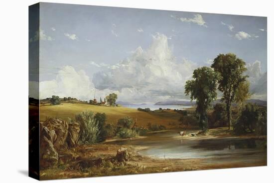 Summer Afternoon on the Hudson, 1852-Jasper Francis Cropsey-Stretched Canvas