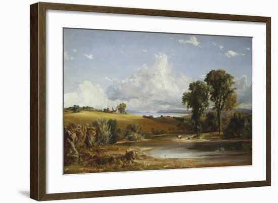 Summer Afternoon on the Hudson, 1852-Jasper Francis Cropsey-Framed Giclee Print