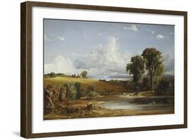 Summer Afternoon on the Hudson, 1852-Jasper Francis Cropsey-Framed Giclee Print