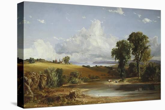 Summer Afternoon on the Hudson, 1852-Jasper Francis Cropsey-Stretched Canvas