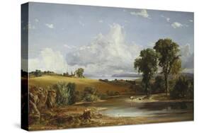 Summer Afternoon on the Hudson, 1852-Jasper Francis Cropsey-Stretched Canvas