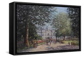 Summer Afternoon, St James's Park London-John Sutton-Framed Stretched Canvas