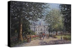 Summer Afternoon, St James's Park London-John Sutton-Stretched Canvas