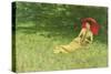 Summer Afternoon-Frits Jansen-Stretched Canvas