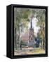 Summer, Albert Memorial, 1989-Trevor Chamberlain-Framed Stretched Canvas