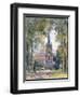 Summer, Albert Memorial, 1989-Trevor Chamberlain-Framed Giclee Print