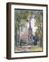 Summer, Albert Memorial, 1989-Trevor Chamberlain-Framed Giclee Print