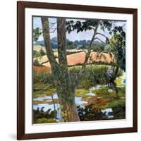 Summer amongst the reeds-Cristiana Angelini-Framed Giclee Print