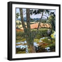 Summer amongst the reeds-Cristiana Angelini-Framed Giclee Print