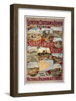 Summer and Winter Resorts-null-Framed Art Print