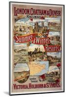 Summer and Winter Resorts-null-Mounted Art Print