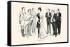 Summer And Winter-Charles Dana Gibson-Framed Stretched Canvas