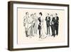 Summer And Winter-Charles Dana Gibson-Framed Art Print