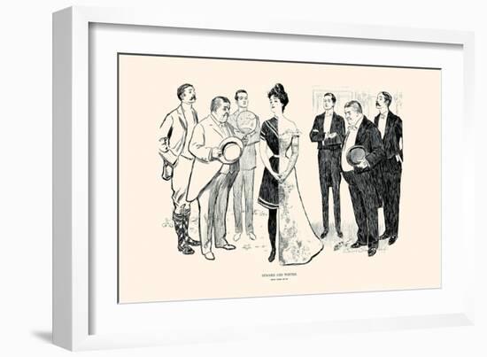 Summer And Winter-Charles Dana Gibson-Framed Art Print