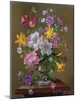 Summer Arrangement in a Glass Vase-Albert Williams-Mounted Giclee Print