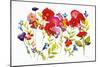 Summer Arrangement-Shirley Novak-Mounted Art Print