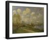 Summer at Bougival, 1876-Alfred Sisley-Framed Giclee Print